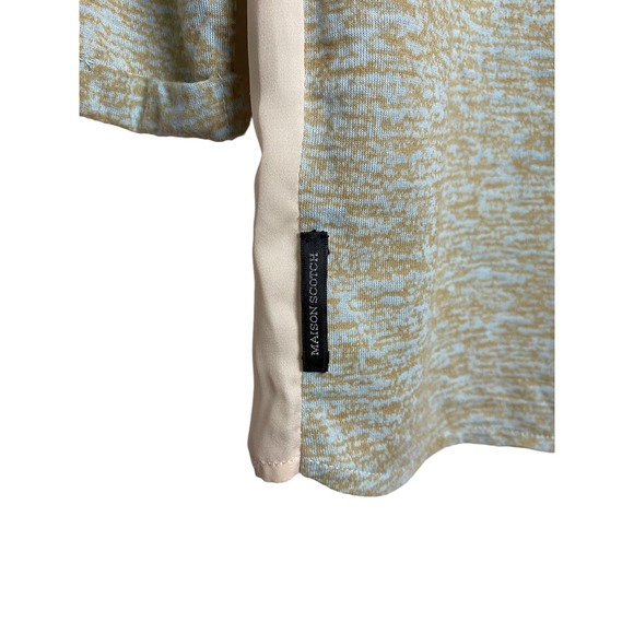 Maison Scotch Women's Graphic 3/4 sleeve Shirt.  Size sm - Picture 7 of 7